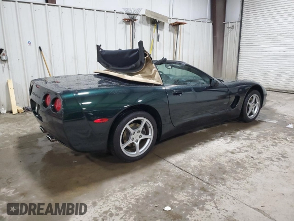 2000 Chevrolet Corvette with VIN 1G1YY32GXY5115199, listed as a Copart auction lot 76101994 with 44,053 mi miles and Salvage Title. Bid and sale history available at carsss.com. Image 3.