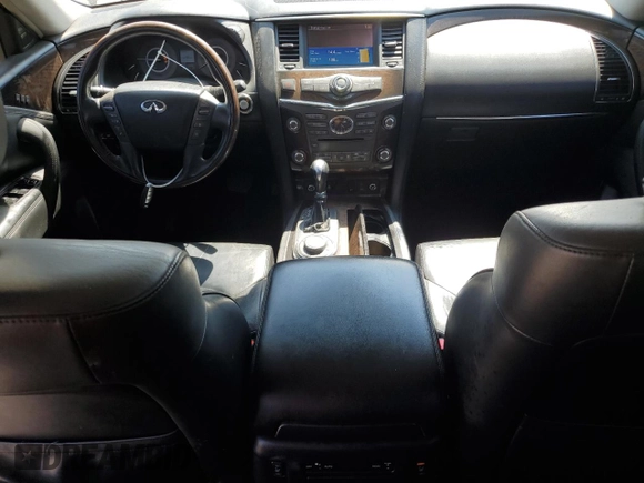 2012 Infiniti QX56 8-passenger with VIN JN8AZ2NC6C9317021, listed as a Copart auction lot 53662655 with 182,437 mi miles and Clean Title. Bid and sale history available at carsss.com. Image 8.