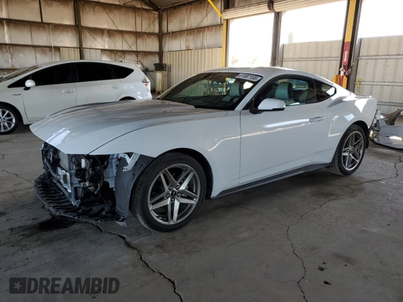 2024 Ford Mustang EcoBoost с VIN 1FA6P8TH0R5109893, выставлен на аукционе Copart как лот 61587155 с пробегом 15 479 миль миль и Списание • Salvage title. История ставок и продаж доступна на DreamBid. Изображение 1.