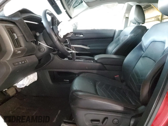 2024 Nissan Pathfinder Platinum with VIN 5N1DR3DH8RC254443, listed as a Copart auction lot 83607054 with 27,784 mi miles and Salvage Title. Bid and sale history available at carsss.com. Image 7.