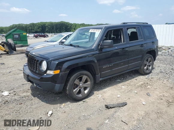 2015 Jeep Patriot High Altitude with VIN 1C4NJRFB8FD425628, listed as a Copart auction lot 61457875 with 150,441 mi miles and Clean title. Bid and sale history available at DreamBid. Image 1.