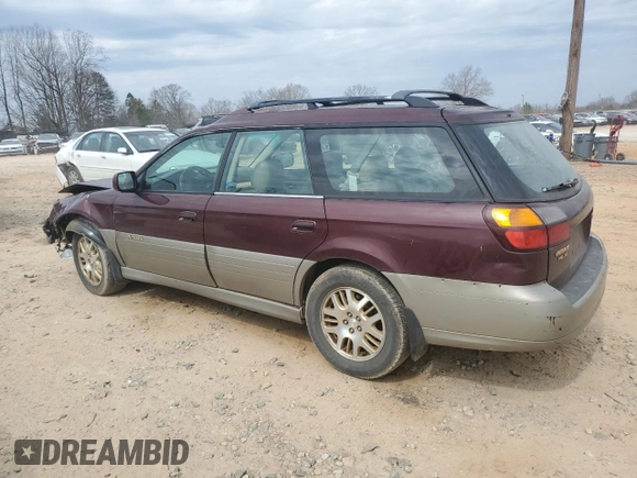 2001 Subaru Legacy Outback L.L. Bean with VIN 4S3BH806017637466, listed as a Copart auction lot 47172235 with 205,366 mi miles and Salvage title. Bid and sale history available at DreamBid. Image 2.