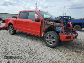 2018 Ford F-150 XL with VIN 1FTEW1EG0JFB83060, listed as a Copart auction lot 61973655 with 88,638 mi miles and Salvage title. Bid and sale history available at DreamBid. Image 4.