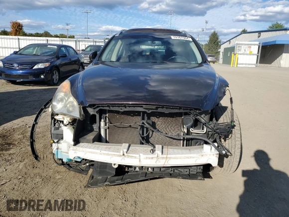 2010 Infiniti EX Journey with VIN JN1AJ0HR0AM753738, listed as a Copart auction lot 74167364 with 164,897 mi miles and Salvage Title. Bid and sale history available at DreamBid. Image 5.