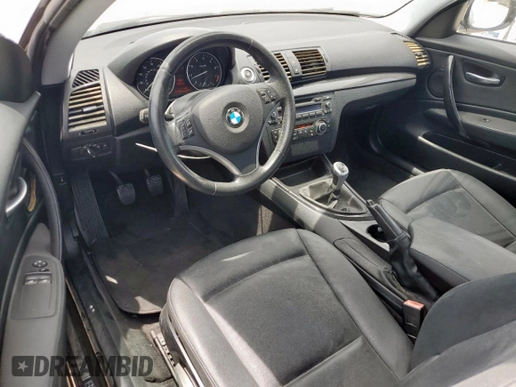 2011 BMW 1 Series 128i with VIN WBAUP7C5XBVM54479, listed as a Copart auction lot 66010505 with 133,535 mi miles and Clean title. Bid and sale history available at DreamBid. Image 8.