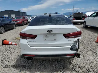 2017 Kia Optima SX Limited z VIN 5XXGV4L28HG173327, wystawiony jako Copart lot #61755435 z przebiegiem 97 064 mil mil oraz Szkoda całkowita • Salvage title. Historia ofert i sprzedaży dostępna na DreamBid. Obrazek 6.