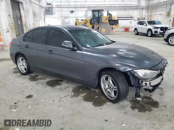 2015 BMW 3 Series 320i xDrive with VIN WBA3C3C52FK200479, listed as a Copart auction lot 52575125 with 153,930 mi miles and Salvage title. Bid and sale history available at DreamBid. Image 4.