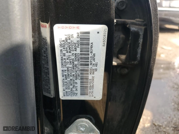 2001 Toyota ECHO with VIN JTDBT123710186053, listed as a Copart auction lot 69435574 with NaN miles and Salvage Title. Bid and sale history available at carsss.com. Image 12.