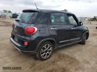 2014 FIAT 500L Trekking with VIN ZFBCFADH5EZ012622, listed as a Copart auction lot 69308994 with 0 mi miles and Salvage Title. Bid and sale history available at carsss.com. Image 3.