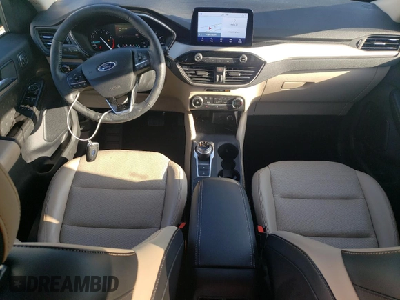 2020 Ford Escape SEL with VIN 1FMCU0H66LUB41495, listed as a Copart auction lot 58567885 with 59,310 mi miles and Salvage title. Bid and sale history available at DreamBid. Image 8.