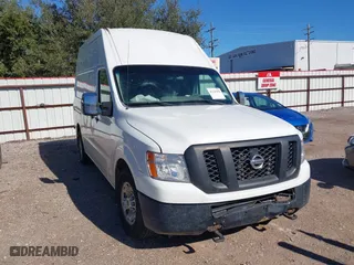 2015 Nissan NV SV with VIN 1N6AF0LY1FN801839, listed as a IAAI auction lot 41229998 with 144,687 mi miles. Bid and sale history available at carsss.com. Image 1.