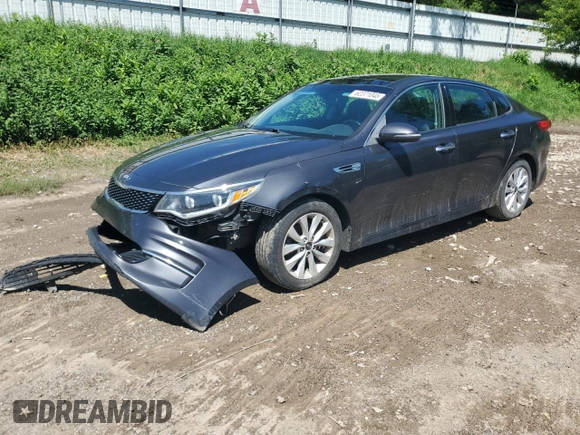 2017 Kia Optima EX with VIN 5XXGU4L37HG152139, listed as a Copart auction lot 62371045 with 114,785 mi miles and Clean title. Bid and sale history available at DreamBid. Image 1.
