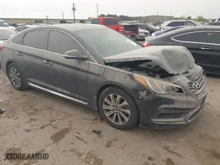 2015 Hyundai Sonata 2.4L Limited with VIN 5NPE34AF8FH243557, listed as a IAAI auction lot 41828576 with 95,261 mi miles. Bid and sale history available at carsss.com. Image 1.
