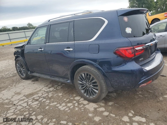 2024 Infiniti QX80 SENSORY with VIN JN8AZ2BE9R9330859, listed as a Copart auction lot 72785424 with 9,620 mi miles and Salvage Title. Bid and sale history available at carsss.com. Image 2.