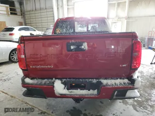 2021 Chevrolet Colorado 4WD Z71 with VIN 1GCGTDEN8M1234243, listed as a Copart auction lot 47742615 with 21,713 mi miles and Salvage Title. Bid and sale history available at carsss.com. Image 6.