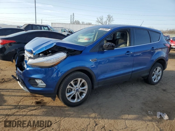 2019 Ford Escape SE z VIN 1FMCU9GDXKUB24265, wystawiony jako Copart lot #54052855 z przebiegiem 60 479 mil mil oraz Czysty tytuł • Clean title. Historia ofert i sprzedaży dostępna na DreamBid. Obrazek 1.