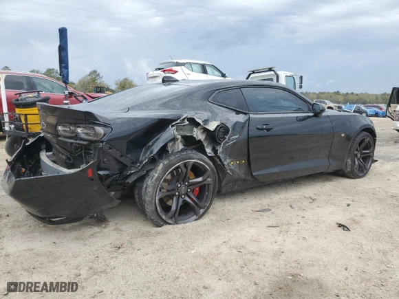 2022 Chevrolet Camaro 2SS with VIN 1G1FH1R72N0108063, listed as a Copart auction lot 50100645 with 22,502 mi miles and Salvage Title. Bid and sale history available at carsss.com. Image 3.