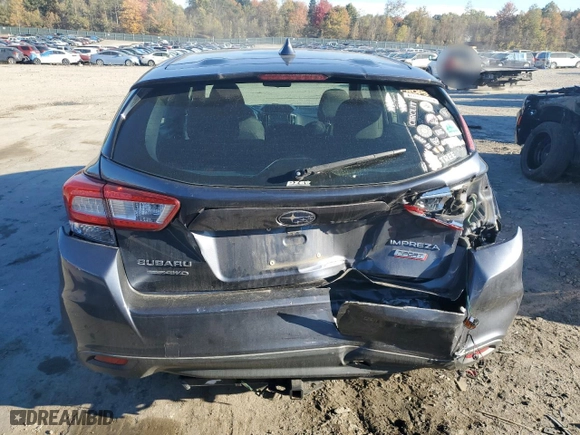2017 Subaru Impreza Sport with VIN 4S3GTAL65H1718080, listed as a Copart auction lot 76701254 with 128,917 mi miles and Salvage Title. Bid and sale history available at carsss.com. Image 6.