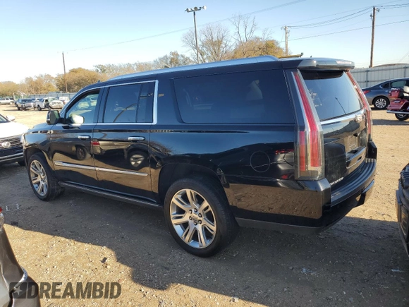2019 Cadillac Escalade ESV Premium Luxury z VIN 1GYS4JKJ3KR358307, wystawiony jako Copart lot #84033424 z przebiegiem 196 975 mil mil oraz Czysty tytuł • Clean title. Historia ofert i sprzedaży dostępna na DreamBid. Obrazek 2.