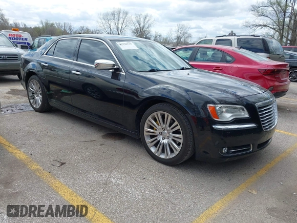 2012 Chrysler 300 with VIN 2C3CCAET1CH284661, listed as a IAAI auction lot 41920717 with 123,505 mi miles. Bid and sale history available at carsss.com. Image 1.