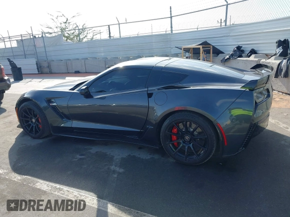 2017 Chevrolet Corvette Z06 3LZ with VIN 1G1YU2D65H5603471, listed as a IAAI auction lot 41610257 with 61,194 mi miles. Bid and sale history available at carsss.com. Image 14.