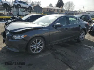 2015 Mazda 6 i Touring with VIN JM1GJ1V54F1197652, listed as a Copart auction lot 45919685 with 74,900 mi miles and Salvage Title. Bid and sale history available at DreamBid. Image 1.