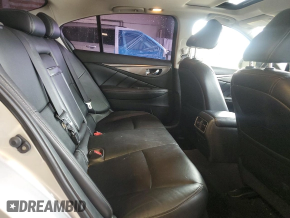 2015 Infiniti Q50 Sport with VIN JN1BV7AR5FM398763, listed as a Copart auction lot 60821115 with Not provided miles and Salvage title. Bid and sale history available at DreamBid. Image 10.
