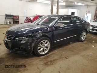 2017 Chevrolet Impala Premier with VIN 1G1145S36HU152360, listed as a Copart auction lot 59091955 with 84,403 mi miles and Salvage title. Bid and sale history available at DreamBid. Image 1.
