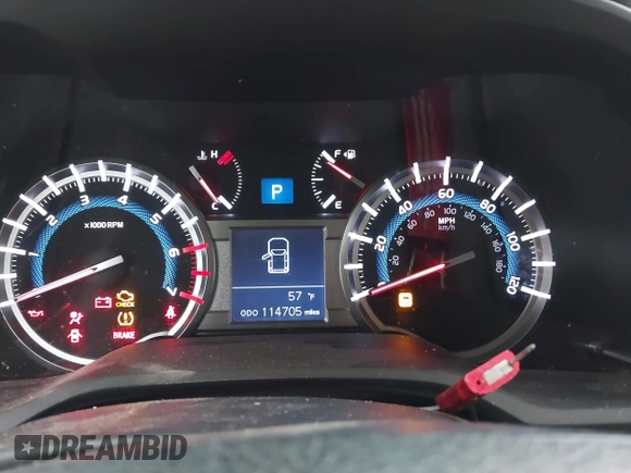 2017 Toyota 4Runner SR5 with VIN JTEZU5JR4H5153111, listed as a IAAI auction lot 41520352 with 114,705 mi miles and . Bid and sale history available at DreamBid. Image 7.