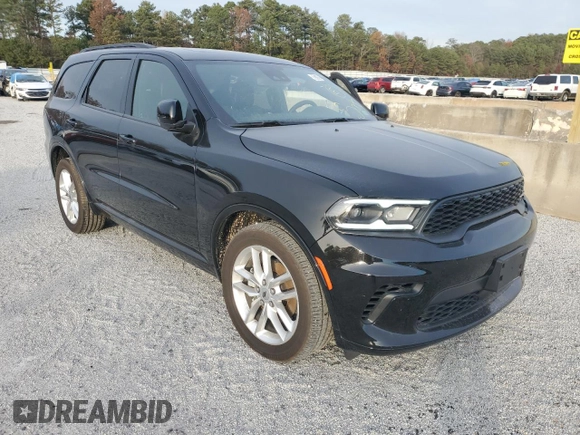 2024 Dodge Durango GT Plus with VIN 1C4RDHDGXRC237656, listed as a Copart auction lot 83590104 with 9,132 mi miles and Clean title. Bid and sale history available at DreamBid. Image 4.