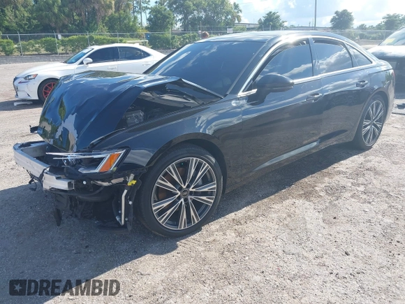 2019 Audi A6 Premium Plus z VIN WAUE8AF24KN121775, wystawiony jako IAAI lot #42235321 z przebiegiem 65 276 mil mil oraz . Historia ofert i sprzedaży dostępna na DreamBid. Obrazek 2.