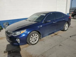 2018 Kia Optima EX with VIN 5XXGU4L38JG181302, listed as a Copart auction lot 58074045 with 127,300 mi miles and Salvage title. Bid and sale history available at DreamBid. Image 1.