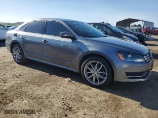 2014 Volkswagen Passat S with VIN 1VWAT7A38EC036342, listed as a Copart auction lot 49722115 with 116,783 mi miles and Salvage Title. Bid and sale history available at carsss.com. Image 4.