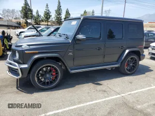 2021 Mercedes-Benz G with VIN W1NYC7HJ4MX366193, listed as a Copart auction lot 54274335 with 27,747 mi miles and Salvage Title. Bid and sale history available at carsss.com. Image 1.