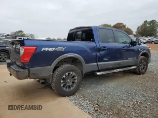 2017 Nissan Titan XD PRO-4X with VIN 1N6BA1F46HN519362, listed as a Copart auction lot 82225564 with 110,349 mi miles and Salvage Title. Bid and sale history available at carsss.com. Image 3.