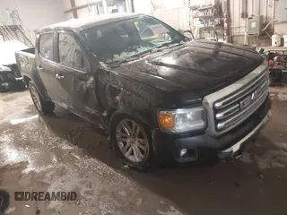 2016 GMC Canyon 4WD SLT with VIN 1GTG6DE34G1278587, listed as a IAAI auction lot 41440243 with 65,873 mi miles. Bid and sale history available at carsss.com. Image 1.