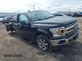2018 Ford F-150 XL with VIN 1FTEW1EP9JFB66645, listed as a IAAI auction lot 42004271 with 65,235 mi miles. Bid and sale history available at carsss.com. Image 1.