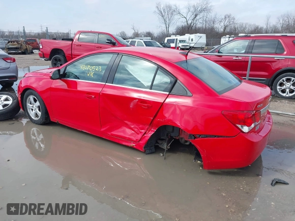 2014 Chevrolet Cruze 1LT with VIN 1G1PC5SB0E7324302, listed as a IAAI auction lot 42070523 with 125,860 mi miles and . Bid and sale history available at DreamBid. Image 3.