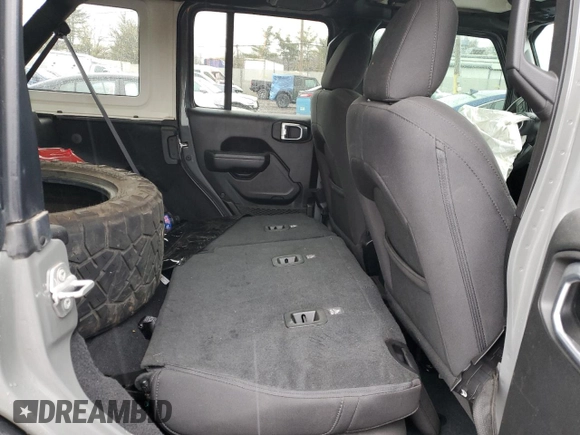 2022 Jeep Wrangler Unlimited Willys Sport with VIN 1C4HJXDM0NW256150, listed as a Copart auction lot 46171125 with 35,846 mi miles and Clean Title. Bid and sale history available at DreamBid. Image 11.