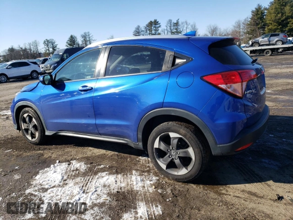 2018 Honda HR-V EX-L with VIN 3CZRU6H75JM722220, listed as a Copart auction lot 88212455 with 96,674 mi miles and Salvage Title. Bid and sale history available at carsss.com. Image 2.
