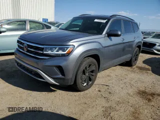 2023 Volkswagen Atlas SE with VIN 1V2WP2CA4PC553201, listed as a Copart auction lot 71232234 with 22,828 mi miles and Salvage title. Bid and sale history available at DreamBid. Image 1.