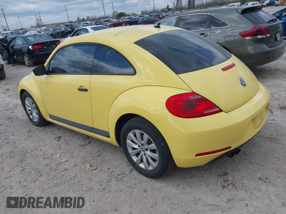 2015 Volkswagen Beetle Fleet Edition with VIN 3VWF17AT1FM655103, listed as a IAAI auction lot 42030636 with 103,273 mi miles and . Bid and sale history available at DreamBid. Image 3.