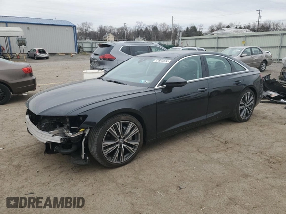 2019 Audi A6 Premium Plus with VIN WAUE8AF22KN123315, listed as a Copart auction lot 47664344 with 51,048 mi miles. Bid and sale history available at carsss.com. Image 1.