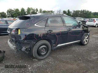 2013 Lexus RX 350 with VIN 2T2BK1BA0DC178190, listed as a Copart auction lot 62511695 with 176,179 mi miles and Salvage title. Bid and sale history available at DreamBid. Image 3.