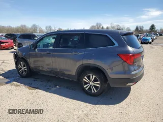 2017 Honda Pilot EX-L with VIN 5FNYF6H51HB086131, listed as a Copart auction lot 53555855 with 133,050 mi miles and Salvage Title. Bid and sale history available at DreamBid. Image 2.