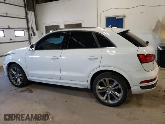 2017 Audi Q3 Prestige with VIN WA1GCCFS4HR016011, listed as a Copart auction lot 50697853 with 84,320 mi miles. Bid and sale history available at carsss.com. Image 2.
