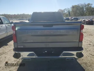 2021 Chevrolet Silverado 1500 LTZ with VIN 3GCUYGET9MG202150, listed as a Copart auction lot 76463424 with 49,644 mi miles and Salvage Title. Bid and sale history available at DreamBid. Image 6.