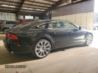 2014 Audi A7 3.0 Premium Plus with VIN WAUWGAFC9EN103311, listed as a Copart auction lot 53675395 with 186,754 mi miles and Clean Title. Bid and sale history available at carsss.com. Image 3.