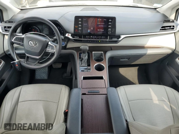 2021 Toyota Sienna LE with VIN 5TDKRKEC1MS044265, listed as a Copart auction lot 65246005 with 84,187 mi miles and Salvage title. Bid and sale history available at DreamBid. Image 8.