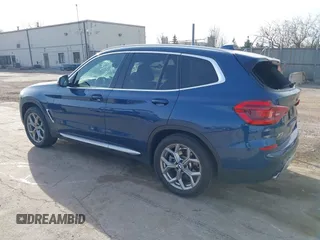 2021 BMW X3 xDrive30i with VIN 5UXTY5C08M9G21116, listed as a IAAI auction lot 41834586 with 51,441 mi miles and . Bid and sale history available at DreamBid. Image 3.
